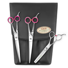 Load image into Gallery viewer, Geib Gator 8.5" 3 Piece Scissor Set with Case - Left Handed