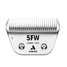 Load image into Gallery viewer, Andis CeramicEdge Size 5FW Wide Blade - 6.3mm
CeramicEdge cutter blade
 75% cooler and stay sharper
corrosion-resistant
carbon-steel
A5 blade
detachable blade clippers
grooming blade
pet grooming blade
wide blade dog grooming
Wahl, Heiniger, Andis, Oster, Laube