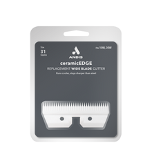 Load image into Gallery viewer, Ceramic blade
Fine tooth
Cooler running blade
Sharper blade
Durable blade
Heat reduction clipper blade
Precision cutting blade
Smooth finish blade