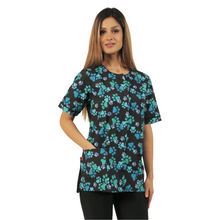 Load image into Gallery viewer, Ladybird Line Jacket - Blue & Green Paw Print