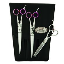 Load image into Gallery viewer, Geib Gator 8.5" 3 Piece Scissor Set with Case - Left Handed