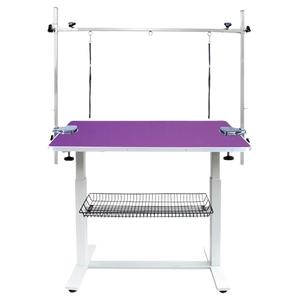 Beaumont Electric Lift Grooming Table Hand Control 110cm - Purple