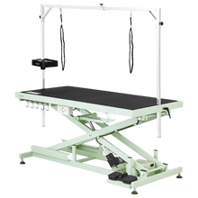 Load image into Gallery viewer, Shernbao Low-Low Table 126cm Crossbar + Outlet & Storage - White