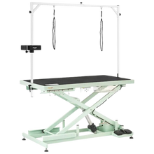 Load image into Gallery viewer, Shernbao Low-Low Table 126cm Crossbar + Outlet & Storage - White