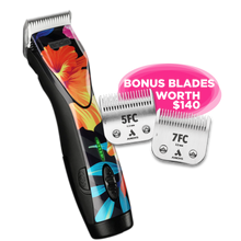 Load image into Gallery viewer, Andis Cordless Clipper
5-Speed Cordless Clipper
Professional Dog Clippers NZ
Long Runtime Dog Clipper
Low Vibration Clippers
A5 Blade Clippers
Heavy Duty Grooming Clippers
Professional Clippers for Double Coats
FREE BLADES
FREE PET GROOMING BLADES