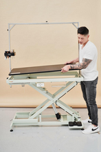 Load image into Gallery viewer, Shernbao Low-Low Table 126cm + Outlet & Storage - White