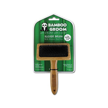 Load image into Gallery viewer, Bamboo Groom Slicker Brush Medium