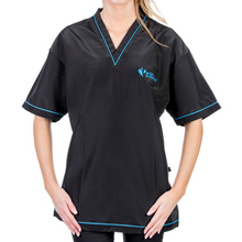 Load image into Gallery viewer, Groom Professional Serina V-Neck Shirt - Blue