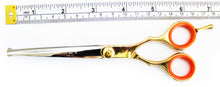 Load image into Gallery viewer, Geib Entrée Gold 6.5&quot; Straight Scissors - Ball Tip