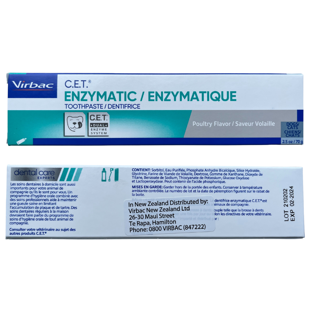 Virbac C.E.T. Toothpaste Poultry Flavour AllGroom
