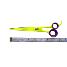 Load image into Gallery viewer, Witte Roseline 8.25" Straight Scissors - Art Series - Fluoro Yellow