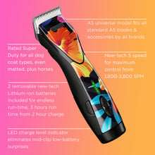 Load image into Gallery viewer, Andis Pulse ZR II Cordless 5 Speed - with 2 Batteries and Case - FLORA