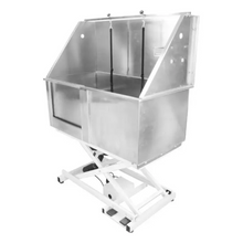 Load image into Gallery viewer, Stainless Steel Electric Lift Bath Tub with Sliding Door 1.4m - 1.7m