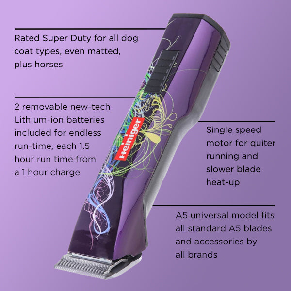 Heiniger saphir style cordless purple shop