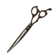 Load image into Gallery viewer, Geib Kiss Gold Pink 8.5&quot; Curved Scissors - Peeling Paint