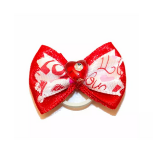 Groom Professional Love Heart Bows - Pack of 100