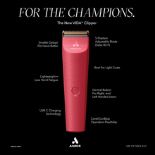 Load image into Gallery viewer, Andis Vida Cordless 5 in 1 Trimmer Clipper - Raspberry