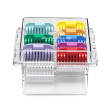 Load image into Gallery viewer, Andis Stainless Steel Comb Set For 5-in-1 Blades 8 Pack + Container - 3mm to 2.5cm