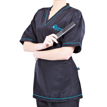 Load image into Gallery viewer, Groom Professional Serina V-Neck Shirt - Blue