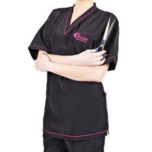 Load image into Gallery viewer, Groom Professional Serina V-Neck Shirt - Pink