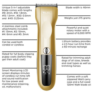 Wahl Harmony 5 in 1 Cordless Clipper and Trimmer with Starter Kit