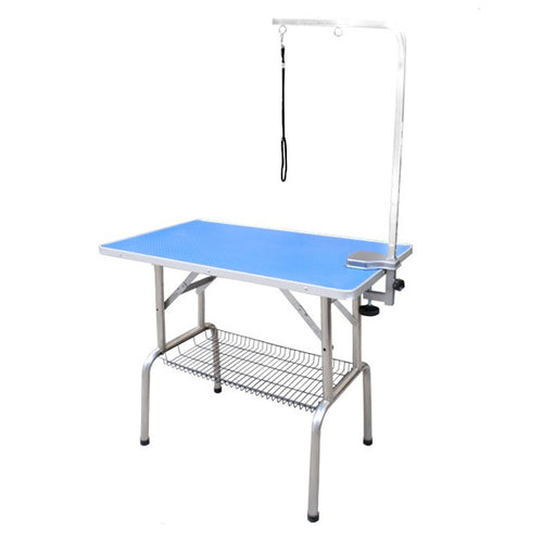 Beaumont Foldable Grooming Table 110cm Blue