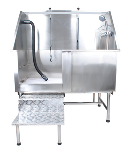Premium Stainless Steel Bath Tub with Stairs - 1.2 metre