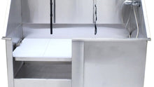 Load image into Gallery viewer, Stainless Steel Electric Lift Bath Tub with Sliding Door 1.4m - 1.7m