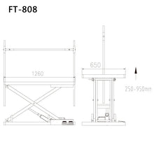 Load image into Gallery viewer, Shernbao Low-Low Table 126cm Crossbar - Black