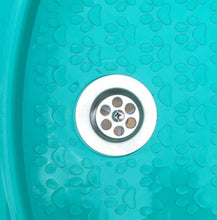 Load image into Gallery viewer, Compact Teal Bath Tub with Ramp
