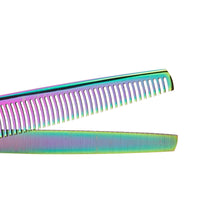 Load image into Gallery viewer, Geib® Kiss Gold/Rainbow 6.5" 42 tooth Thinner