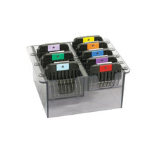 Load image into Gallery viewer, Wahl Universal Stainless Steel Comb Set 8 Pack + Container - 3mm to 2.5cm