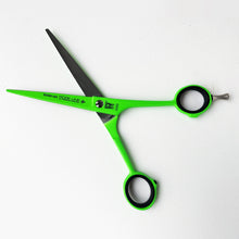 Load image into Gallery viewer, Witte Roseline 6" Straight Scissors - Art Series - Neon Green