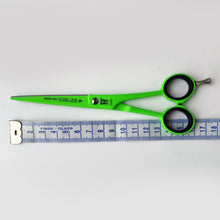 Load image into Gallery viewer, Witte Roseline 6" Straight Scissors - Art Series - Neon Green