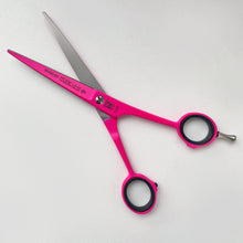 Load image into Gallery viewer, Witte Roseline 6" Straight Scissors - Art Series - Flamingo Pink