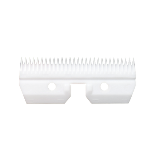 Ceramic blade
Fine tooth
Cooler running blade
Sharper blade
Durable blade
Heat reduction clipper blade
Precision cutting blade
Smooth finish blade