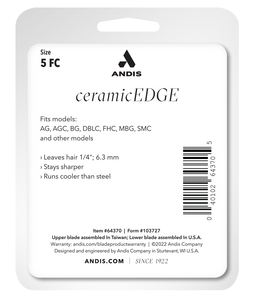 Andis Ceramic Size 5FC Blade - 6.3mm