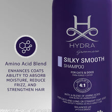 Load image into Gallery viewer, Hydra
Pet Shampoo
Professional grooming
pet grooming shampoo
Natural shampoo
Professional shampoo
dog, shampoo, conditioner, puppy, volumizing, dogs, pet, dry, itchy, skin, hair, cat, natural