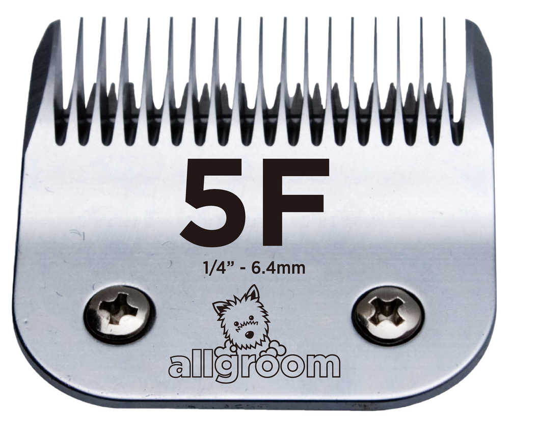 Blade Size 5F, pet grooming clipper 
A5 Blades
Pet clipper blade
Veterinary Blades
Dog grooming
Allgroom, Smartcoat, Wahl, Andis, Heiniger