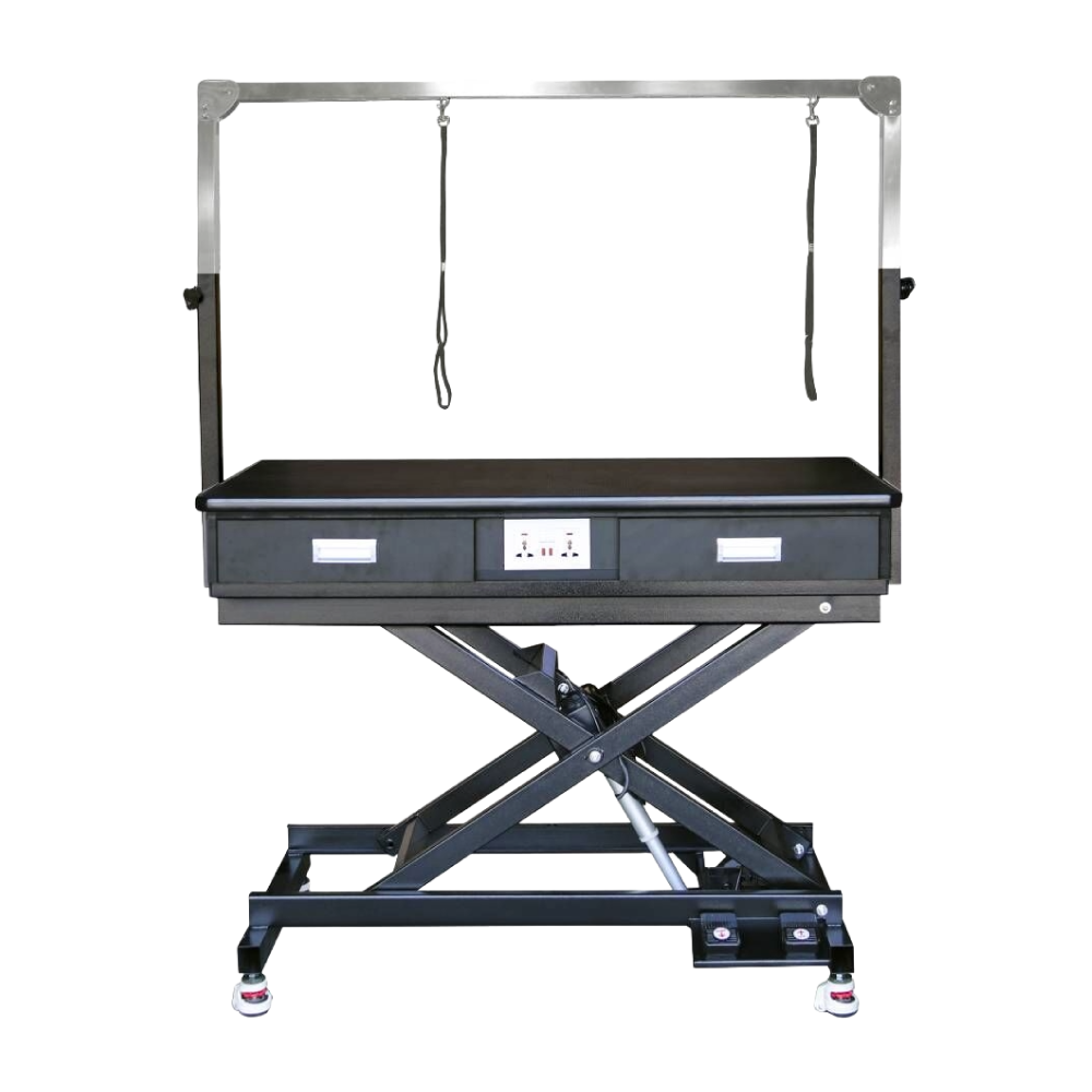 Beaumont Electric Lift Grooming Table 120cm with Storage Drawer – AllGroom