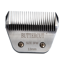 Load image into Gallery viewer, Geib Buttercut 3F wide clipper blade 
Geib SS-3F-W stainless steel wide blade
Wide A5 detachable blade 13mm cut
Geib Buttercut 1/2 inch wide finish blade
Professional wide clipper blade for dogs 
Fast body clipping wide A5 blade 
High precision stainless steel pet blade 3F wide