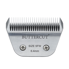 Load image into Gallery viewer, Geib Buttercut 3F wide clipper blade 
Geib SS-5F-W stainless steel wide blade
Wide A5 detachable blade 13mm cut
Geib Buttercut 6.4mm wide finish blade
Professional wide clipper blade for dogs 
Fast body clipping wide A5 blade 
High precision stainless steel pet blade 5F wide