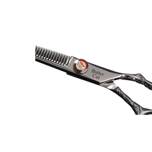 Load image into Gallery viewer, home dog grooming kit NZ
pet scissors set for dog owners
beginner dog grooming shears 
complete pet grooming scissors set
affordable dog grooming shears 
7 inch pet scissoring set
DIY dog coat trimming scissors
dog grooming scissors with comb and case
home pet hair cutting tools NZ
all in one dog grooming set