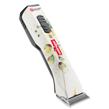 Load image into Gallery viewer, Heiniger Opal 2-speed small animal clipper floral
Cordless A5 dog grooming clipper
Heiniger Opal floral limited edition
Quiet cordless pet clipper for cats and dogs
Professional Swiss made dog clippers Auckland
Heiniger Opal replacement battery and blades NZ
Lightweight 2 speed grooming clippers