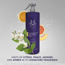 Load image into Gallery viewer, the groomers shop
Ultra Dematting and Finishing Spray

Assists in detangling coat 
• Reduces brushing and detangling grooming time 
• Gives shine and softness to the coat 
• Suitable for dogs and cats with long-hair
• 500 mL / 16.9 . oz
Ingredients: Water, Amodimethicone, Lactic Acid, D-Panthenol, Fragrance, Disodium EDTA, Phenoxyethanol and, Ethylhexylglycerin.