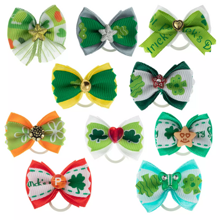 Groom Professional St Patrick's Day Bows - 25 Pack