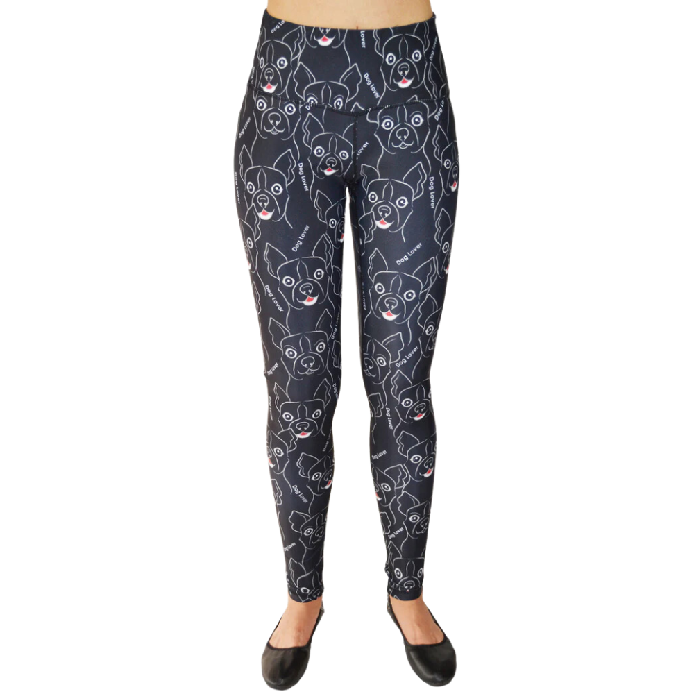 Ladybird Line Shadow Leggings - Dog Lover