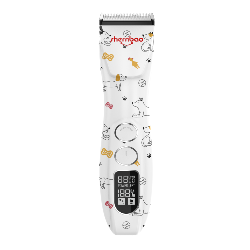 Cordless Clipper and Trimmer
Ideal for all coat types
The clipper has 5 speeds
Shernbao clipper
Shernbao trimmer