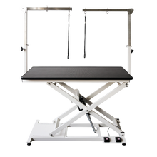 Load image into Gallery viewer, Electric Grooming Table
Salon Designer Series Pet Table
Professional electric dog lifting table
100kg capacity grooming table
Low-entry pet grooming workstation
Heavy-duty electric pet table NZ
Electric grooming table with foot control