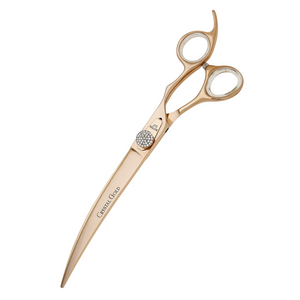 Geib Crystal Gold 8.5" Curved Scissors